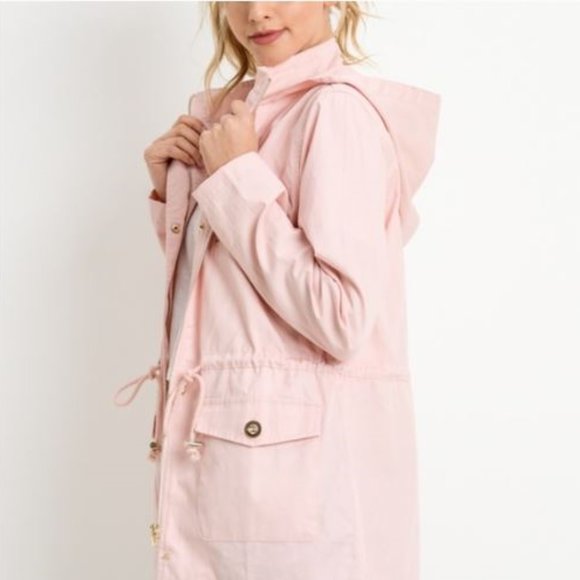 Pink Jacket with Hood PRICE DROP - Picture 1 of 4